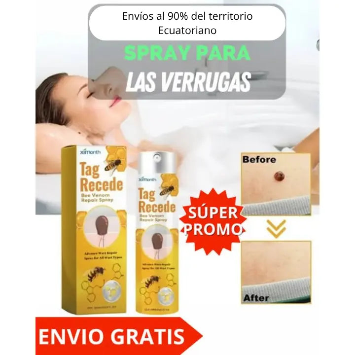 Tag Recede Eliminador De Verrugas + Toenail Plus