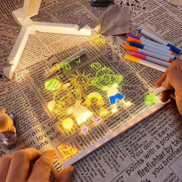 Pizarra mágica con luz LED