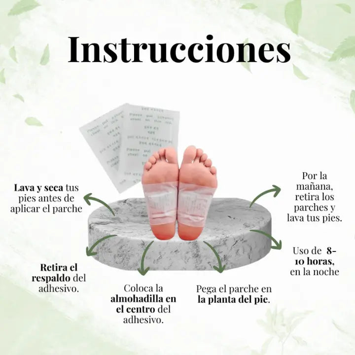 Parches Detox Kinoki Para Pies