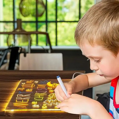 Pizarra mágica con luz LED