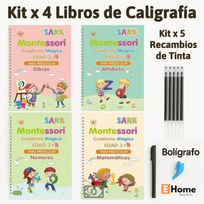 Kit 4 Libros Caligrafia